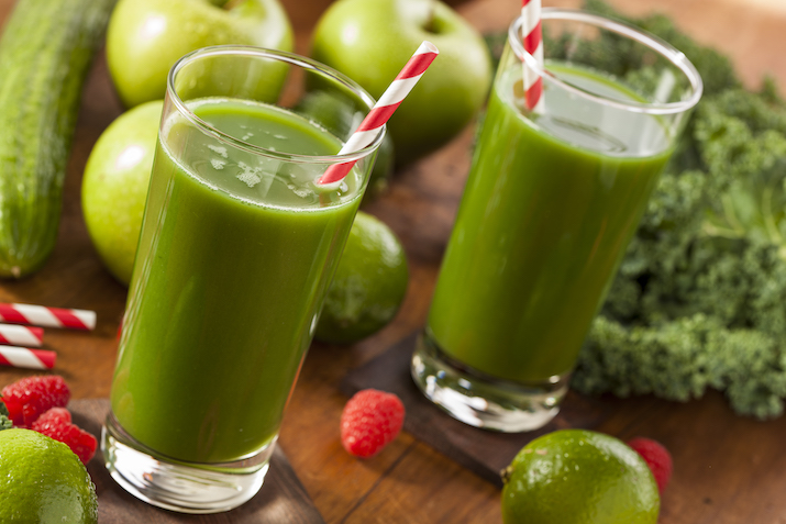immune system boost - kale smoothie