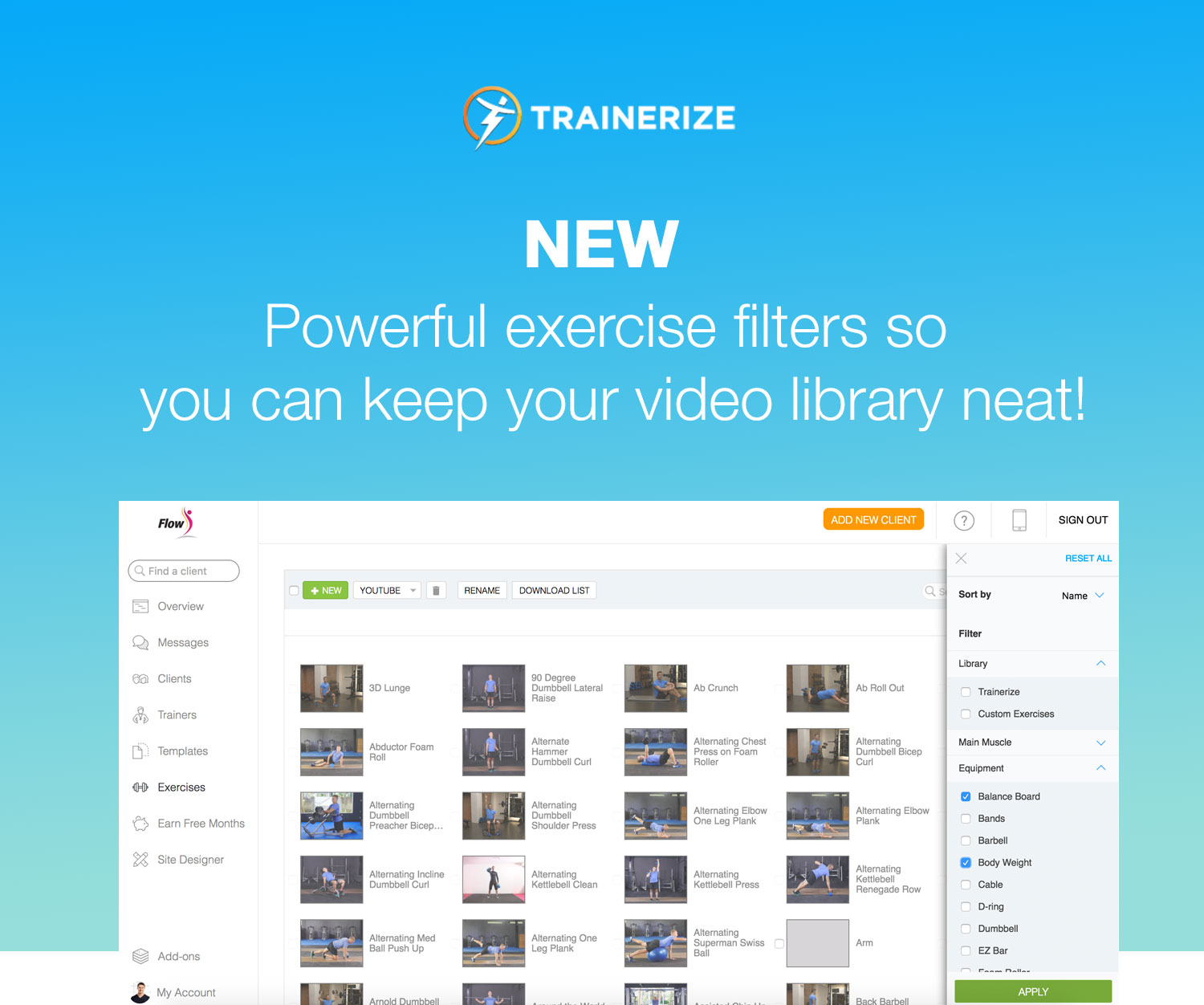 video-workouts-software