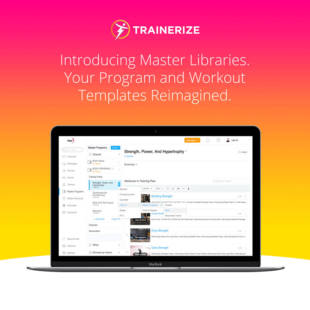 Trainerize Update Elevate your Fitness Programming with the New