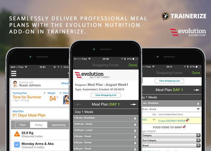 What we updated: Meal Planning - Evolution Nutrition Add-on