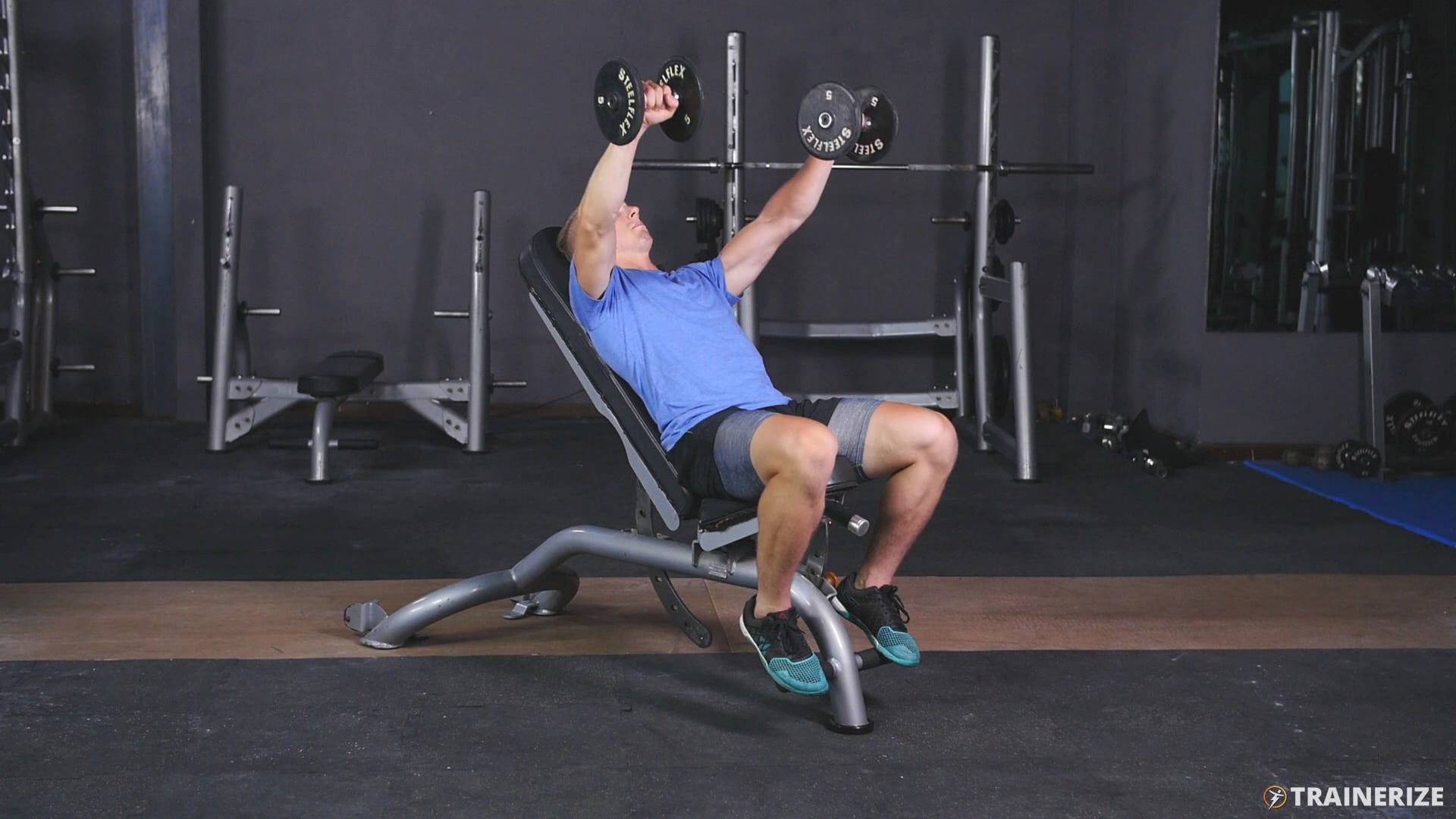 incline shoulder raise exercise video