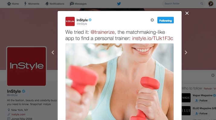 InStyle Review of Trainerize.me and the Trainerize App