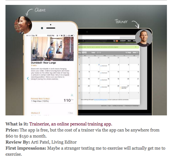 trainerize app review huffington post canada