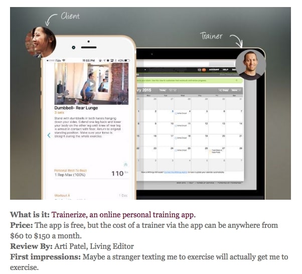 Trainerize app review