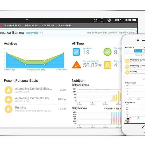 TZ client dashboard nutrition