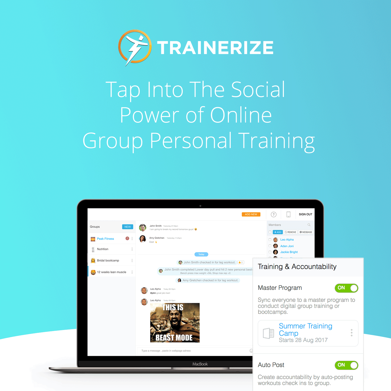 Trainerize Update: Tap into a New Market with Online Group Personal Training
