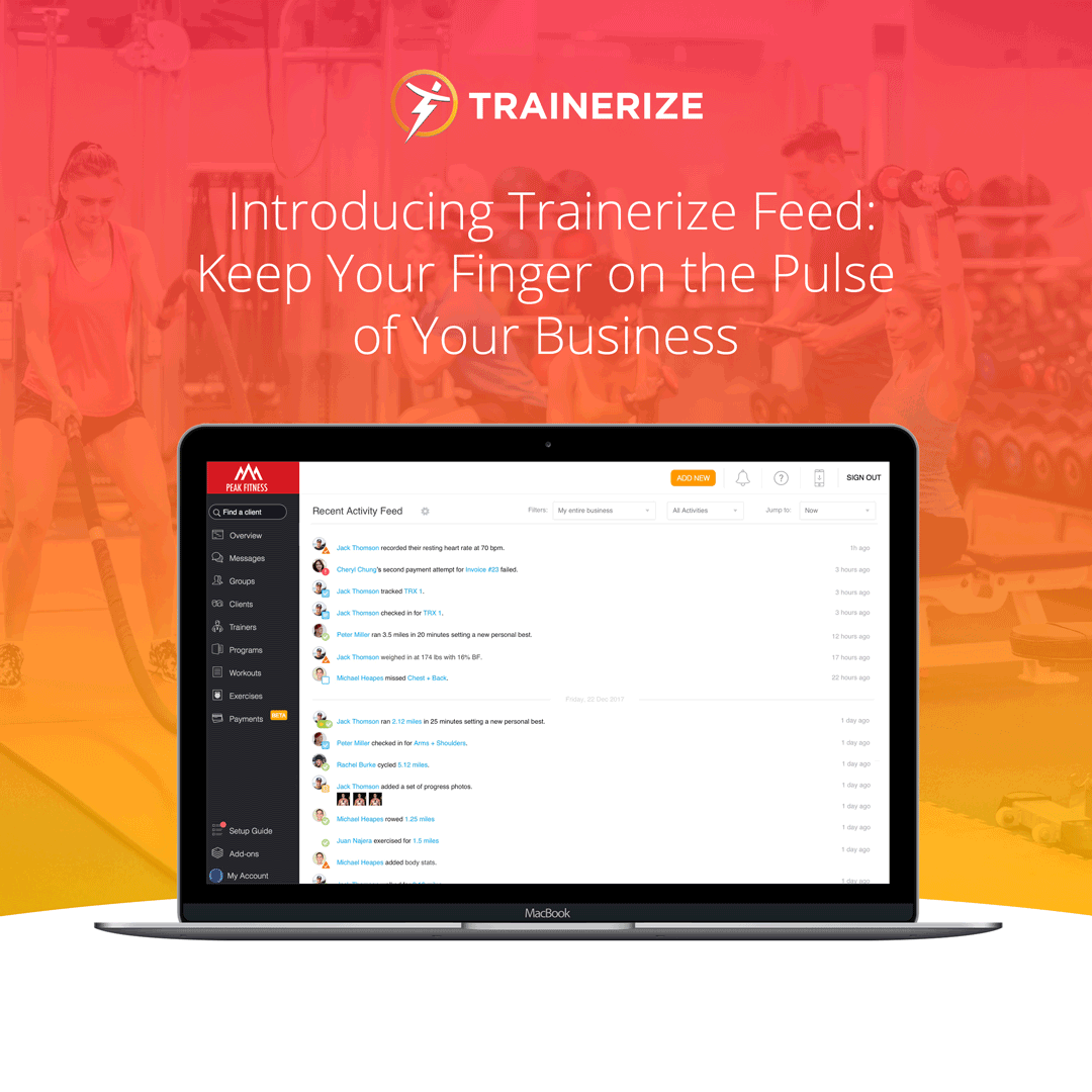 Keep Your Finger on the Pulse of Your Business: Introducing Trainerize Feed