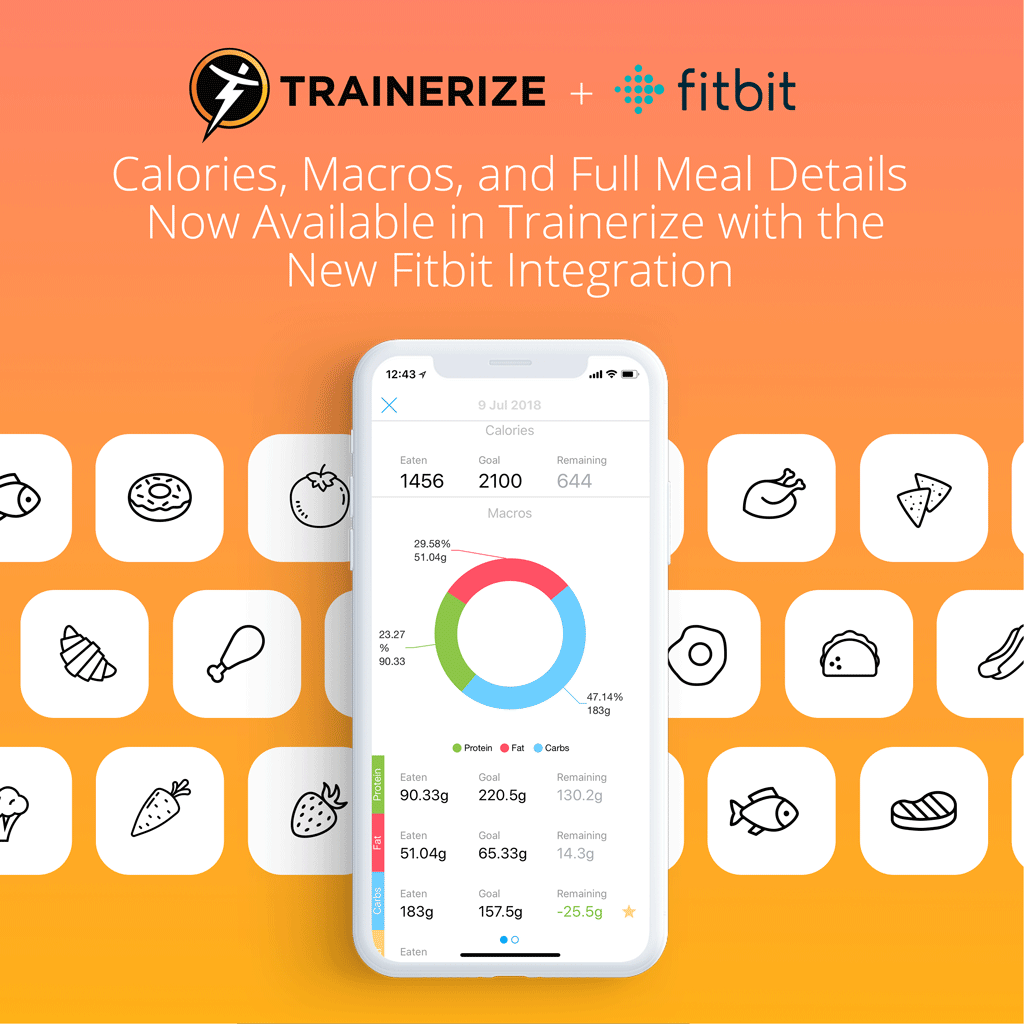 Get Access to Complete Meal Logs with the New Trainerize + Fitbit Nutrition Integration