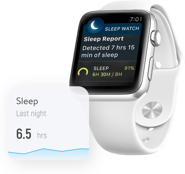 Sleep time: an example of the new data available in Trainerize with theApple Health and wearables integration.