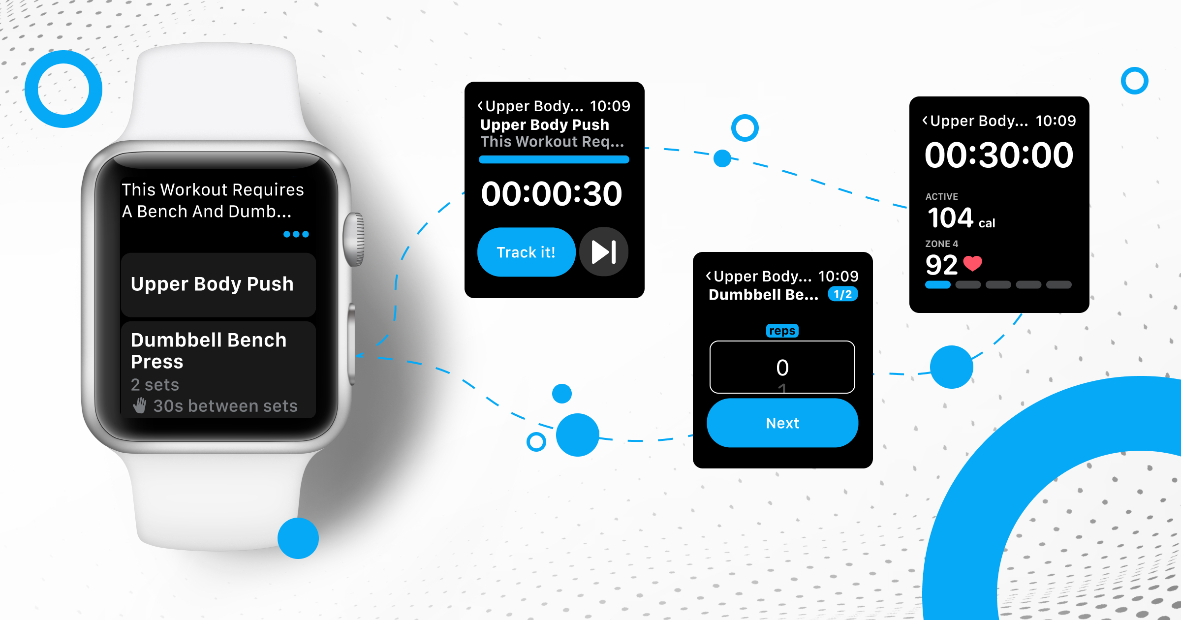 Apple Watch App powered by Trainerize - New Timed Sets