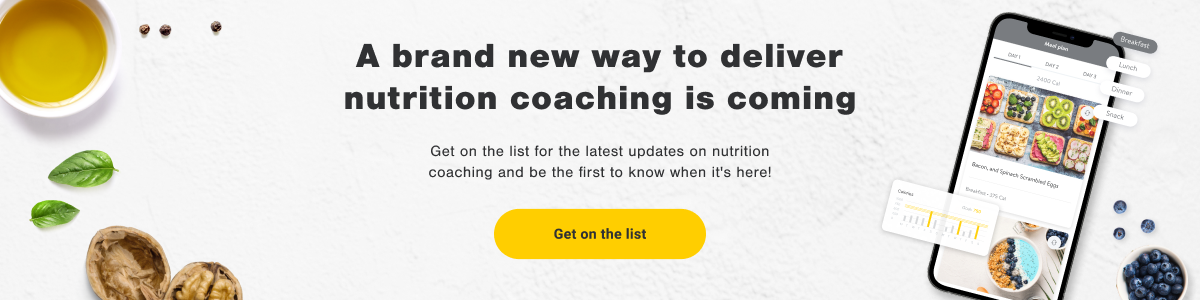 Nutrition Coaching Coming Soon
