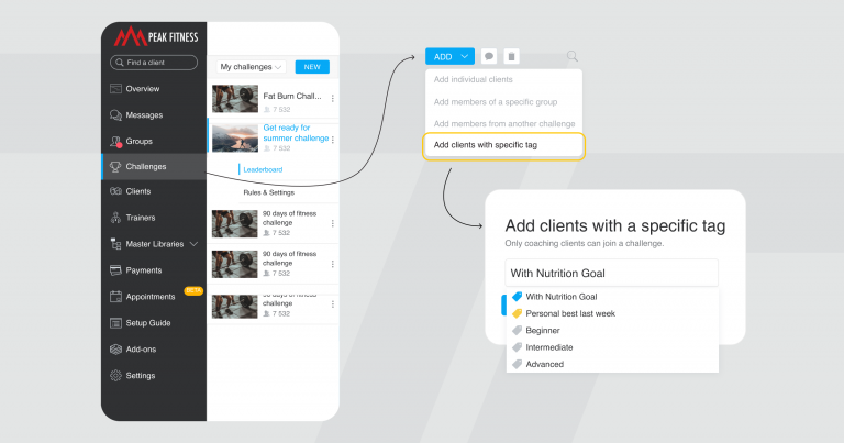 Clientview Trainerize TRAINERIZE UPDATE | Selling Challenges and Adding Multiple Clients to ...