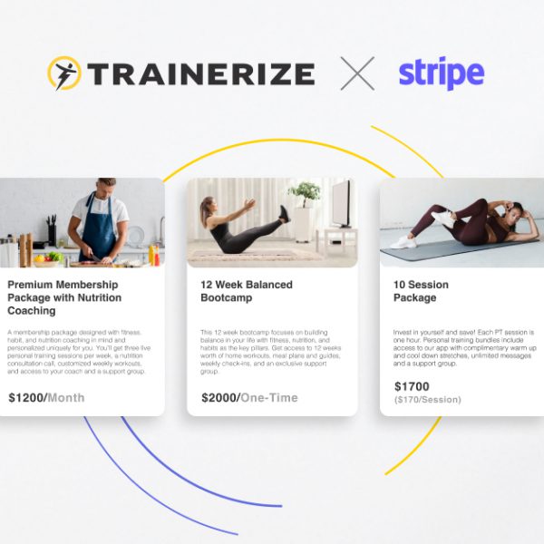Trainerize and Stripe partnership