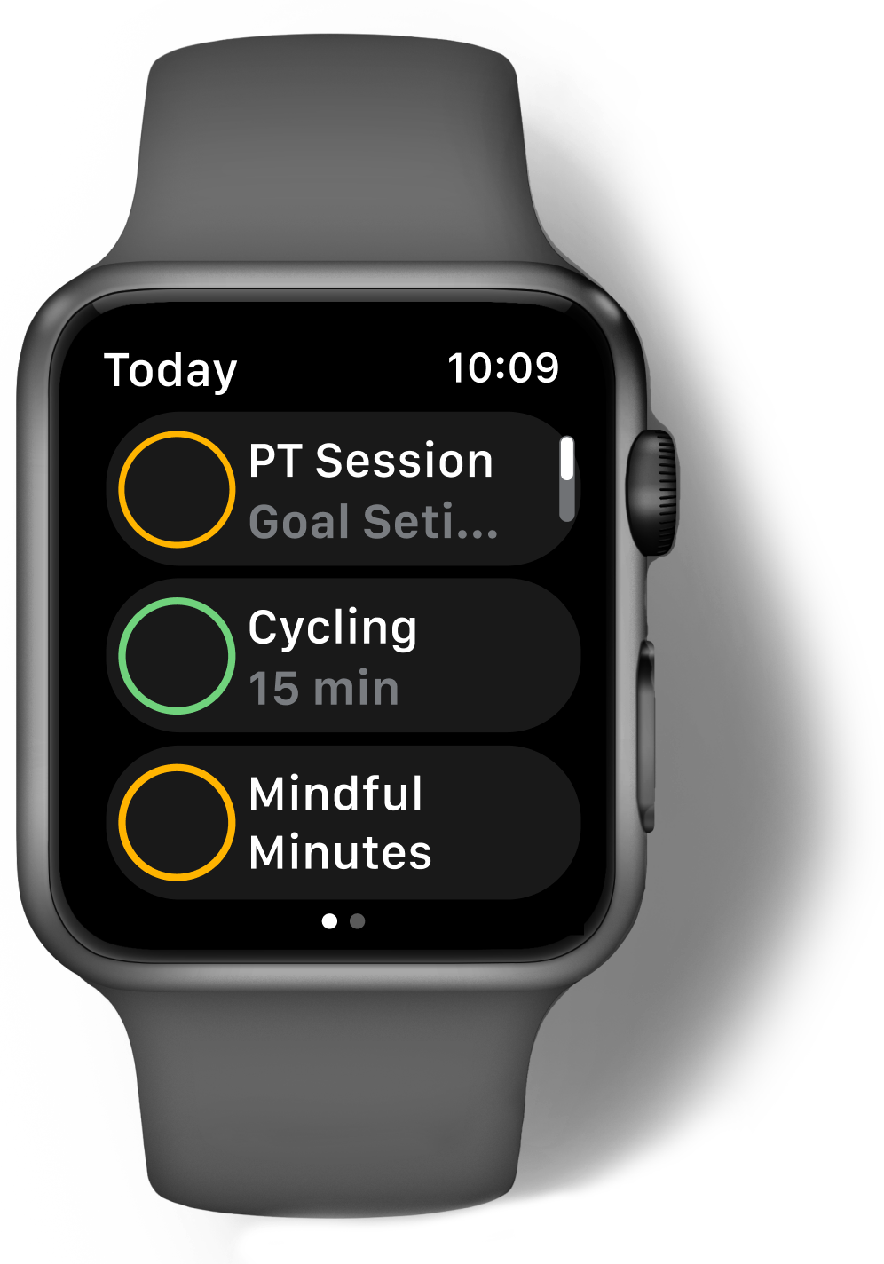 See appointments on the Apple Watch App powered by Trainerize