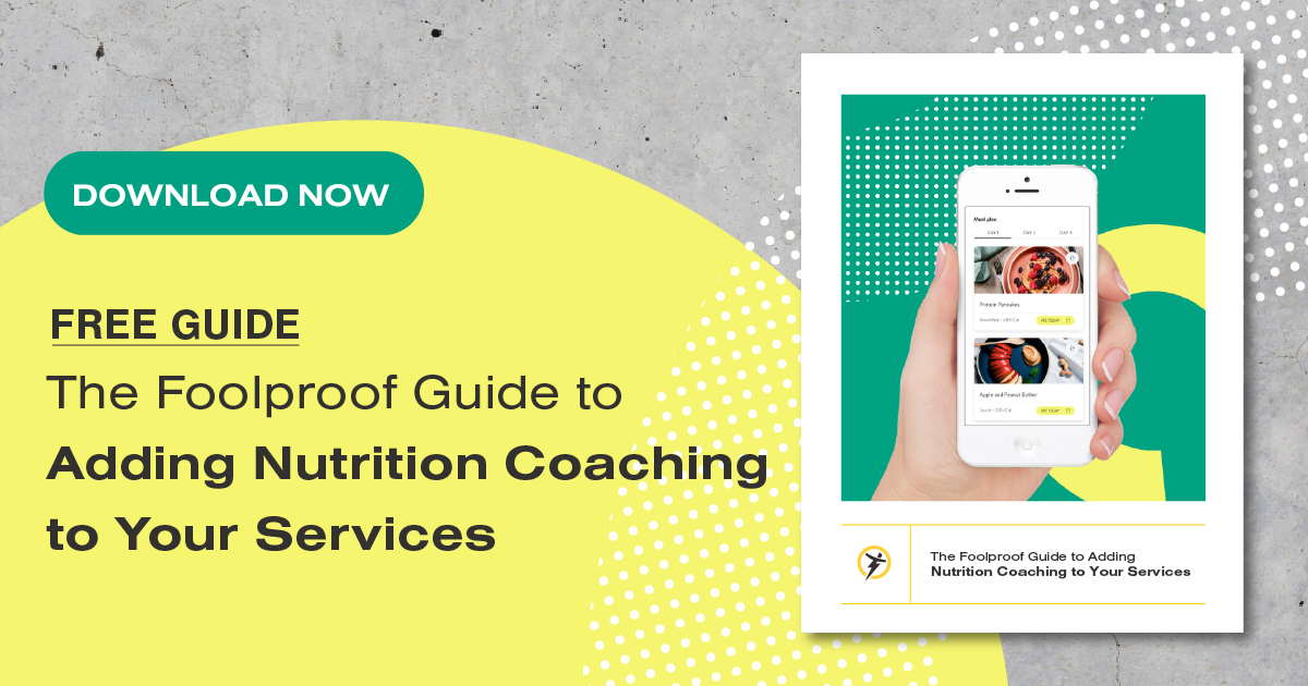 Download a free guide on adding nutrition coaching to your services
