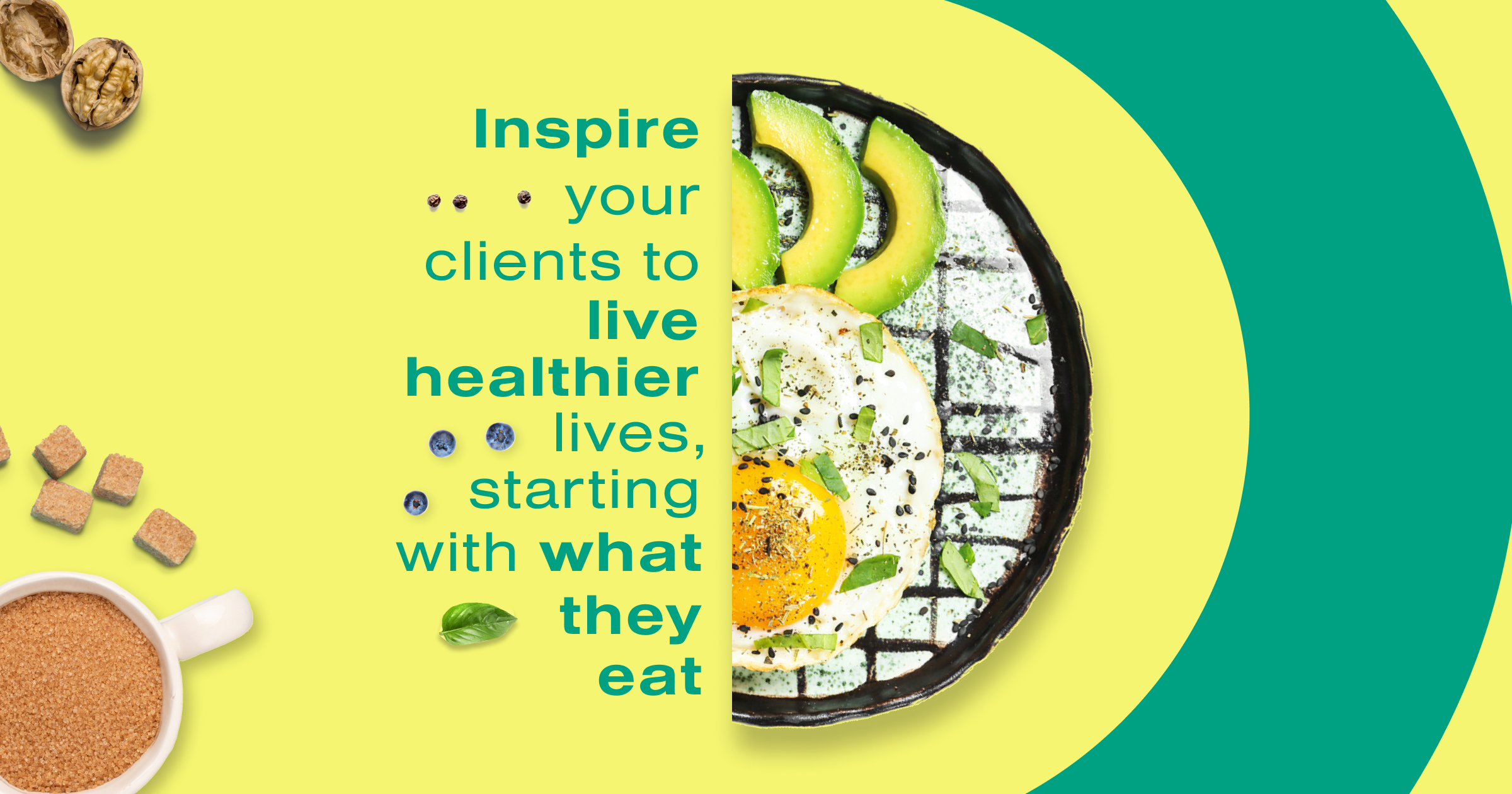 As a coach, you can inspire your clients to live healthier lives, starting with what they eat