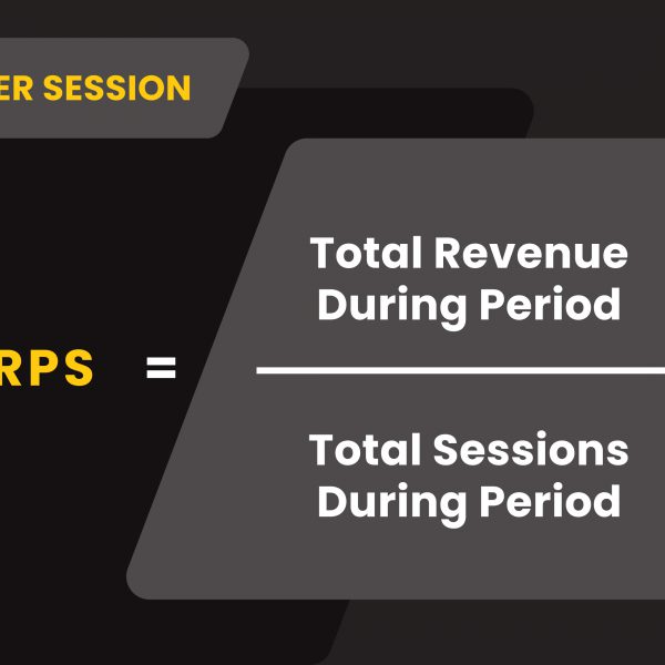 Revenue per session formula