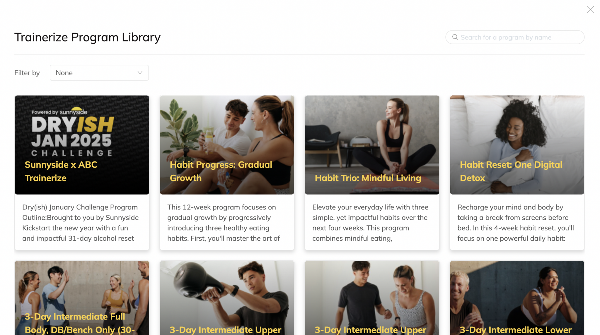 Tainerize Programs TRAINERIZE UPDATE | Empower Your Clients to Redefine their Drinking ...