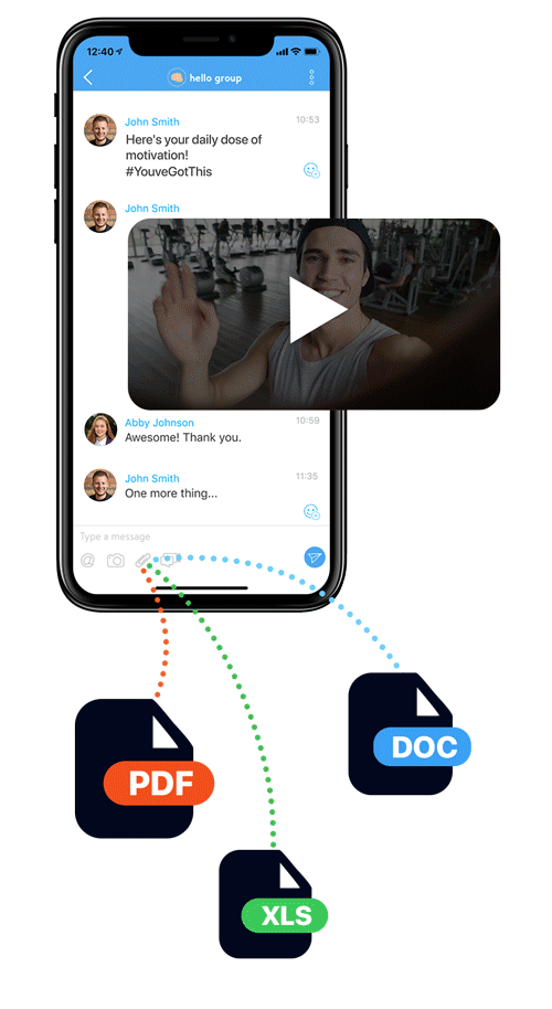 Inspire clients with video messages